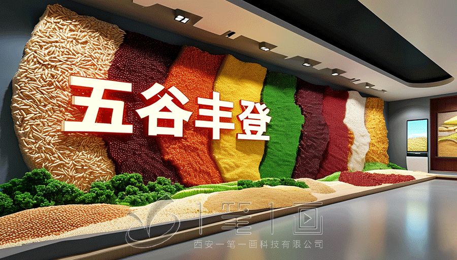 粮食和物资储备中心安全教育基地设计方案，多媒体粮食安全展厅建设方案策划公司
