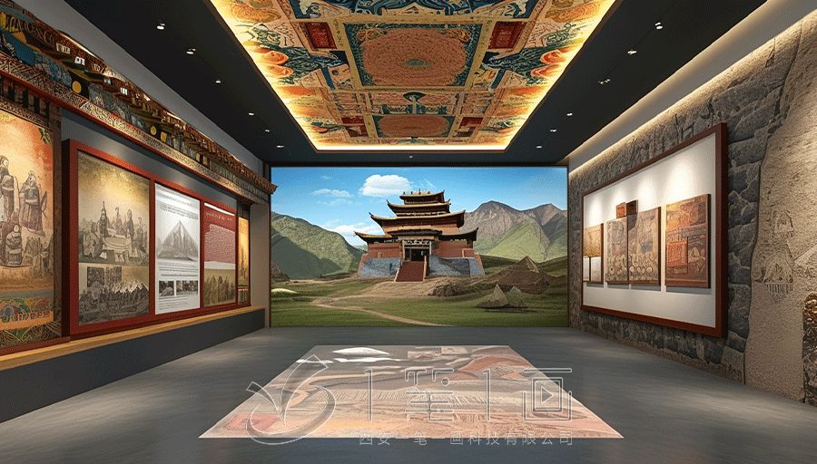 最新藏汉文化展厅设计方案，多媒体互动三交”文化展馆建设施工策划公司