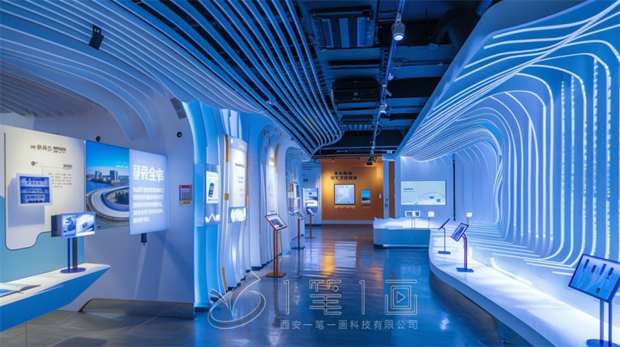 中国商业与贸易博物馆设计方案，多媒体互动商贸展厅建设施工