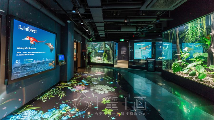 里下河生物多样性体验馆,生物多样性展厅设计,多媒体设备施工