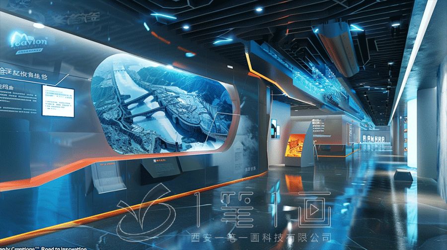 西藏施工安全体验馆,康卓水库安全教育展厅,施工安全体验馆设计