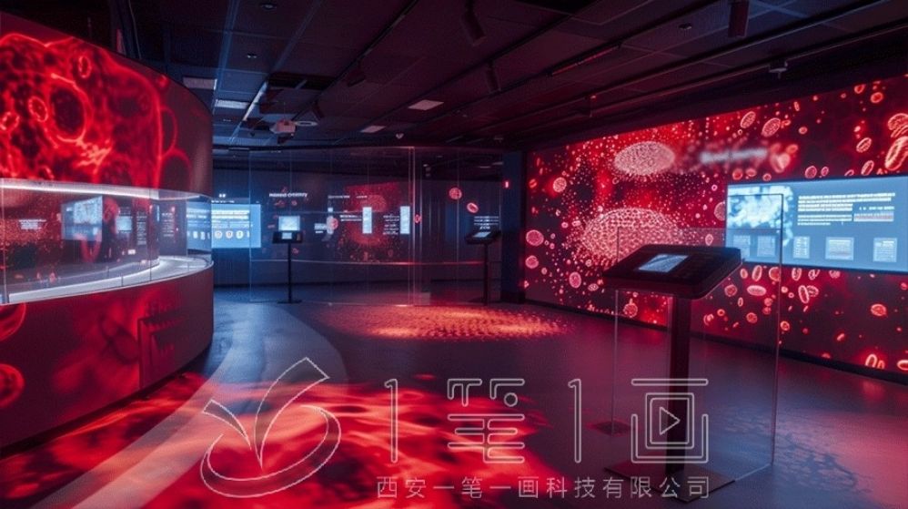 和田国防动员教育基地,国防教育展厅设计,多媒体互动体验,AI智能设备,专业施工建设