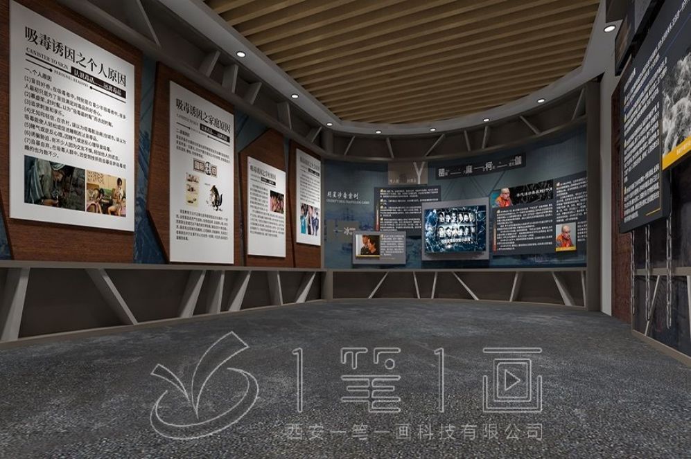 国防动员教育基地, 多媒体互动展厅, 智慧展厅设计, 创意互动设备, 展厅解决方案