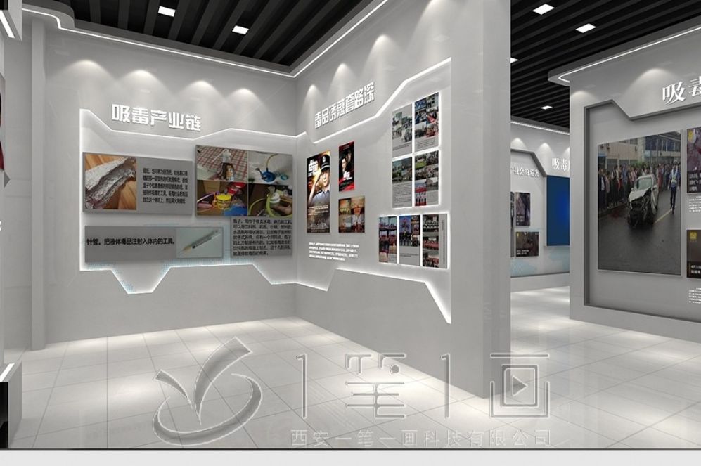 中医药展厅设计, 互动多媒体展示, 现代化创意解决
