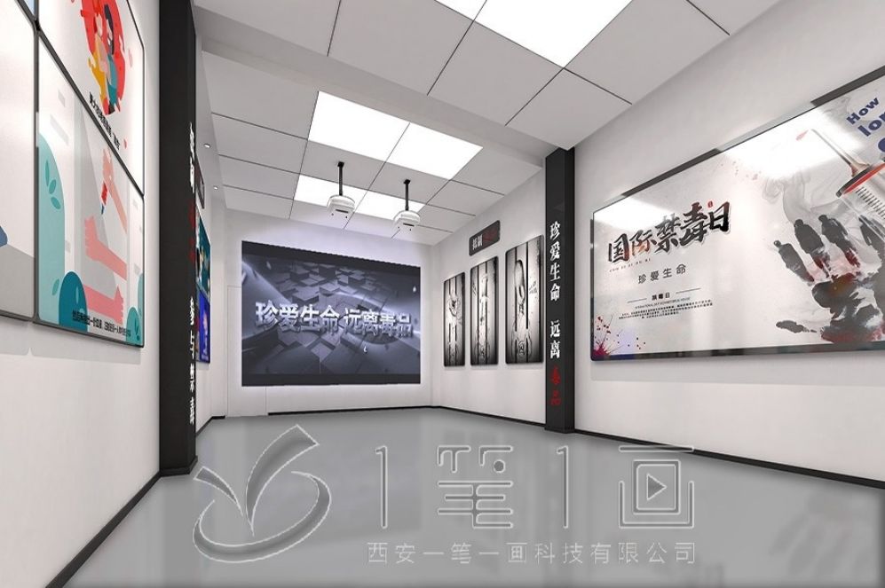 国防教育基地设计，互动体验展馆，现代化智慧