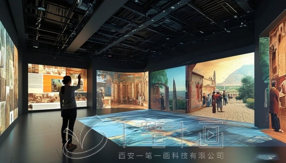 中医药展厅设计,互动多媒体设备,展厅创意解决方案