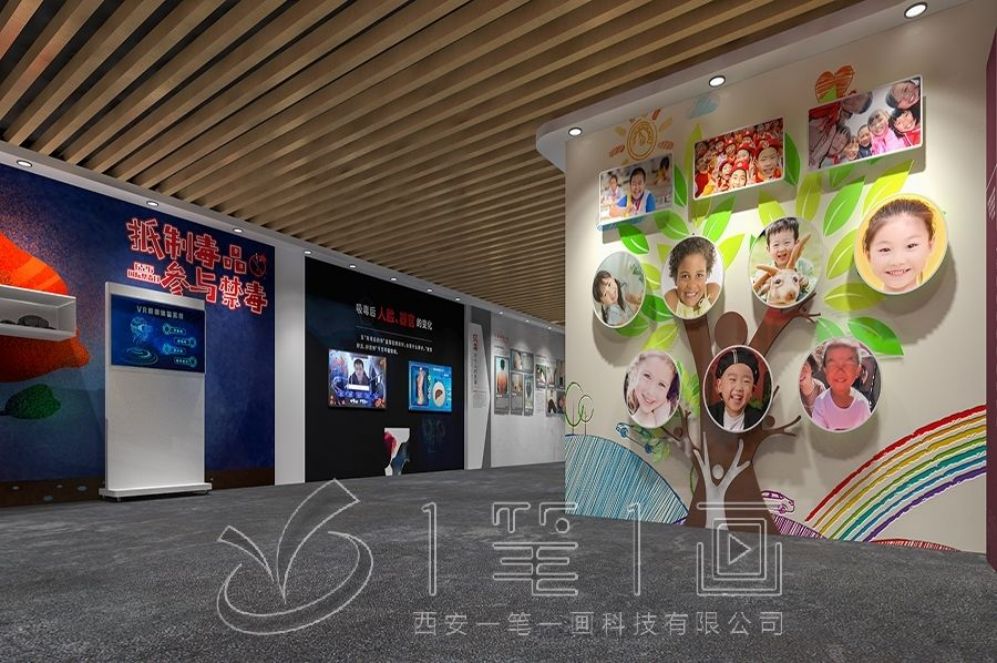 国防动员教育基地,高科技互动展厅,多媒体设备展示,创意展厅设计,智慧国防教育