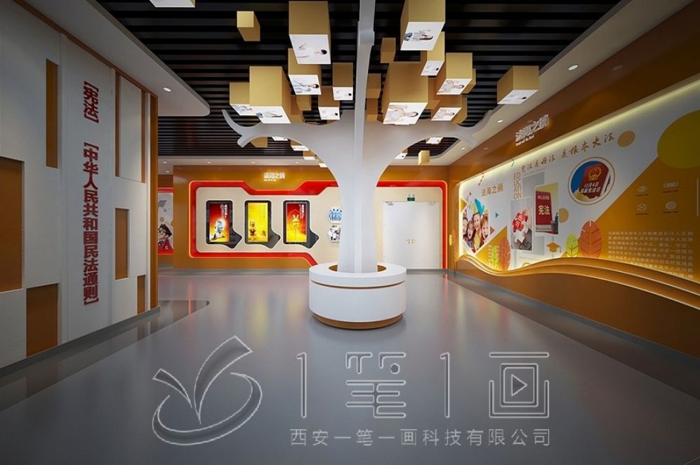 安全展厅设计, 廉政展厅AI设备, 多媒体互动