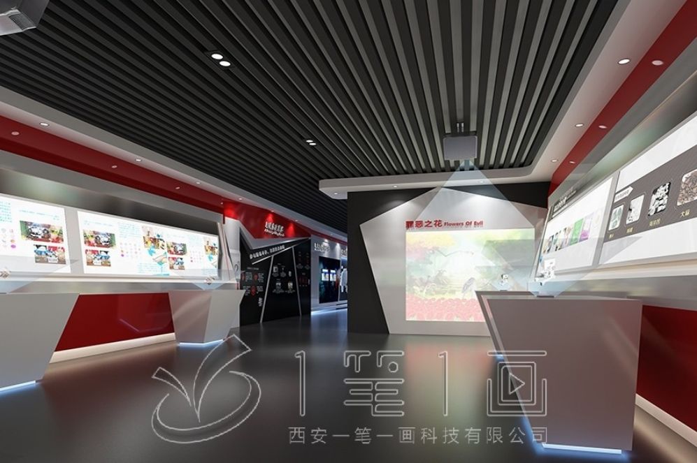 国防动员教育基地, 多媒体互动, 创新展厅设计, 互动体验, 高科技展示, 展厅解决方案