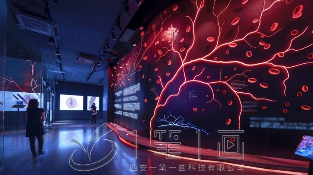 廉政教育展厅设计, 高科技多媒体设备, 现代化教育