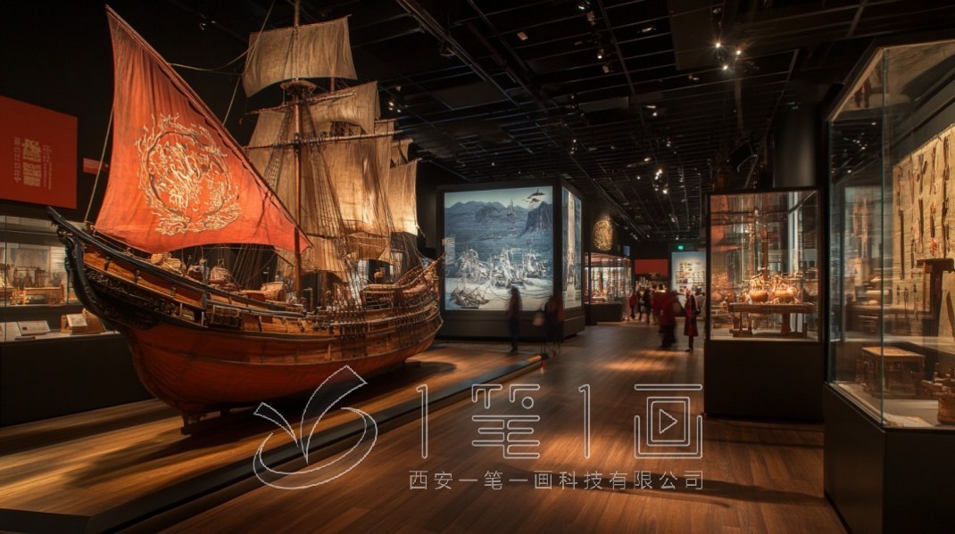 丝绸之路展览馆，展览馆设计，多媒体互动，文化展示，解决方案，建设施工，互动体验，历史教育，文化交流