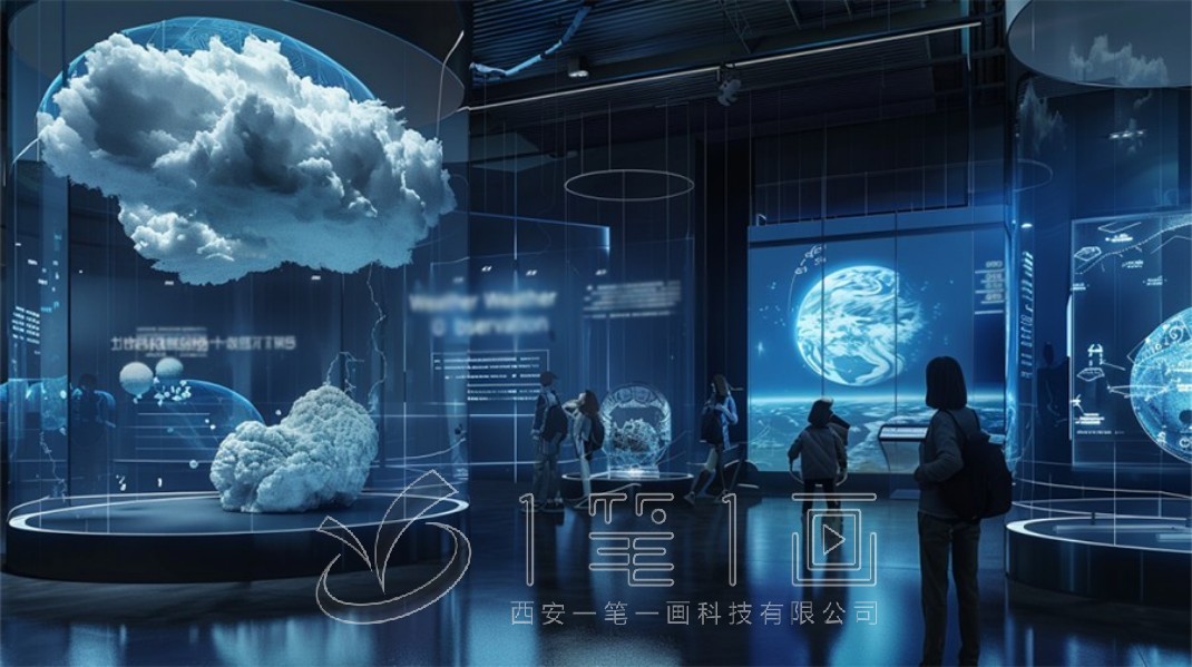 气象科普展厅设计,气象科普展厅设计方案,科技展厅互动体验设计