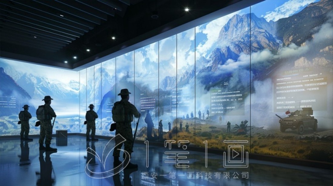 人防综合训练基地，国防展厅