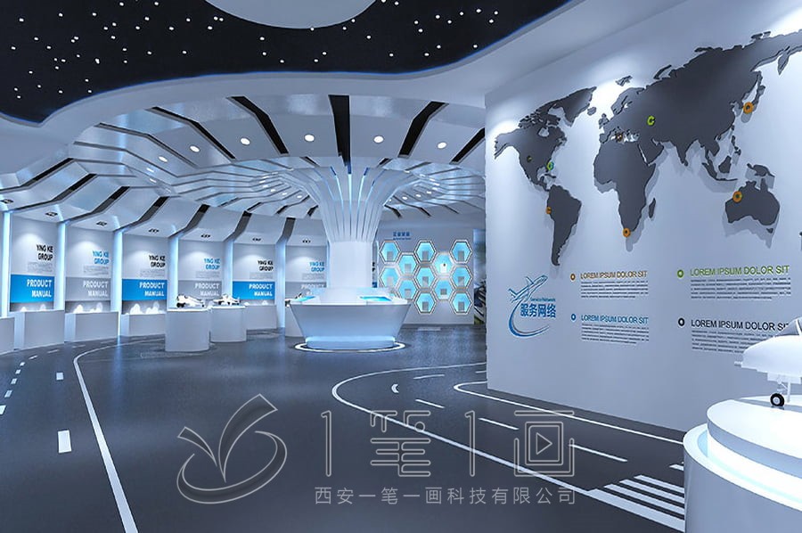 企业文化展厅设计，企业展厅