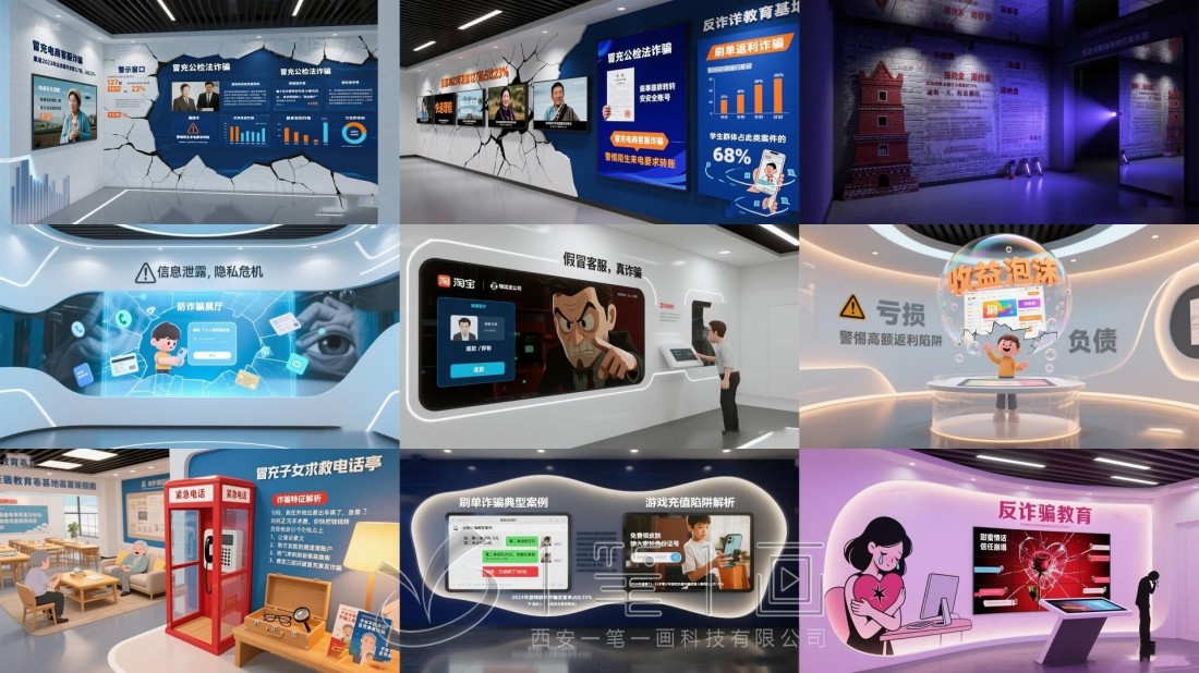 反诈体验馆，预防电信诈骗展馆