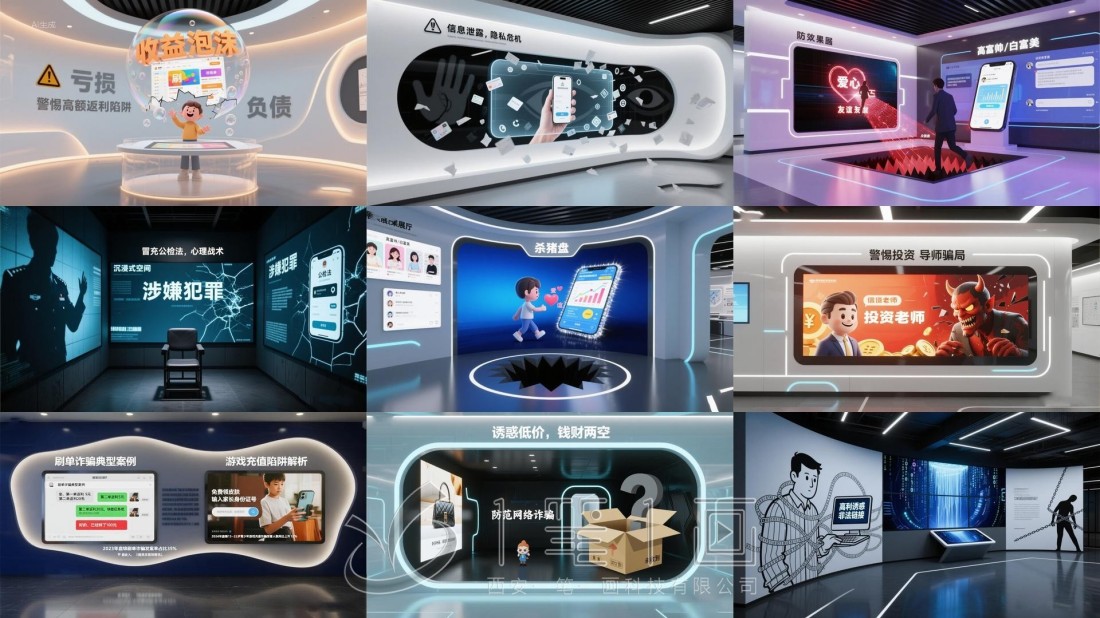 预防电信诈骗展馆建设公司，VR反诈体验馆