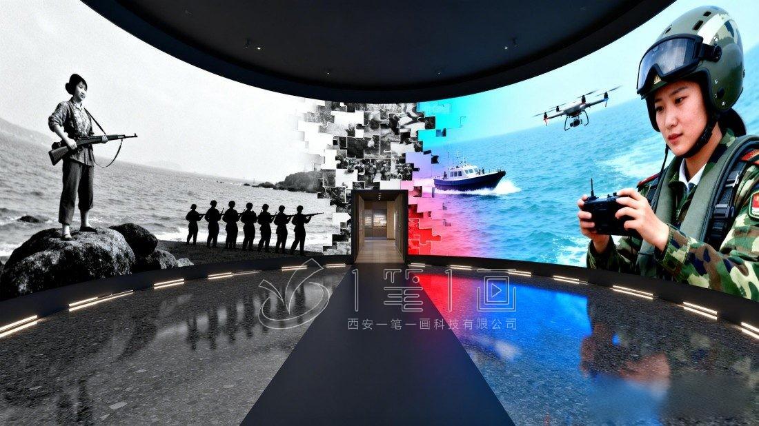 女民兵连教育基地效果图