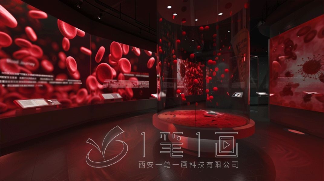 国科离子医疗科技多媒体展厅，国科离子医疗科技多媒体展厅