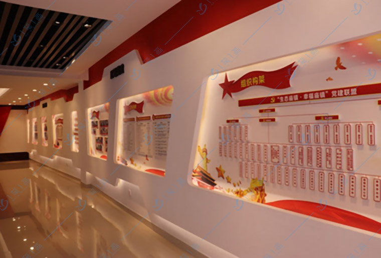 多媒体党建展馆设计 数字化党建展厅设计布局 建设红色文化教育基地 西安一笔一画科技有限公司