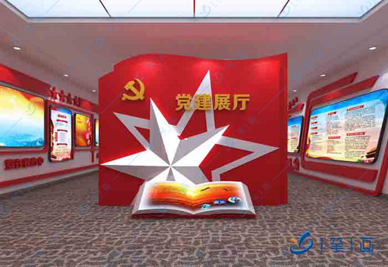 红色文化展馆设计平面图