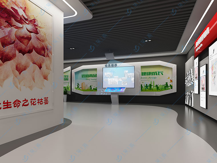 建设禁毒教育基地设计效果图