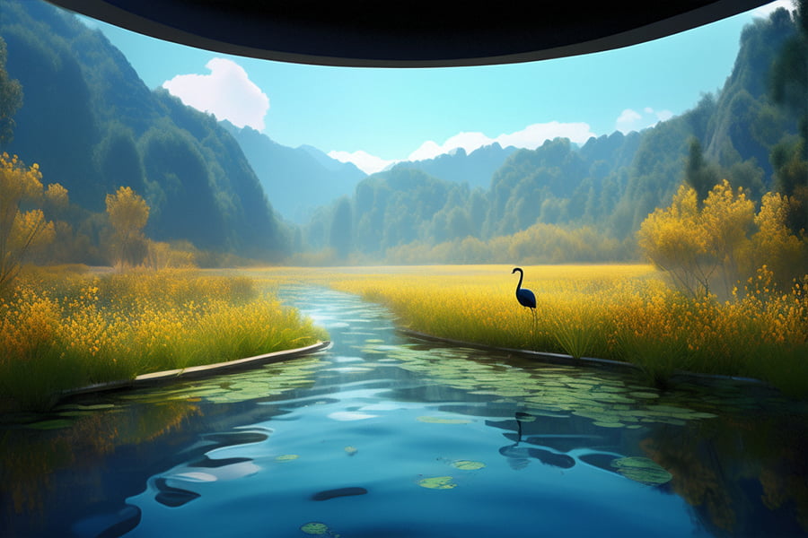 湿地公园科普展览馆图片