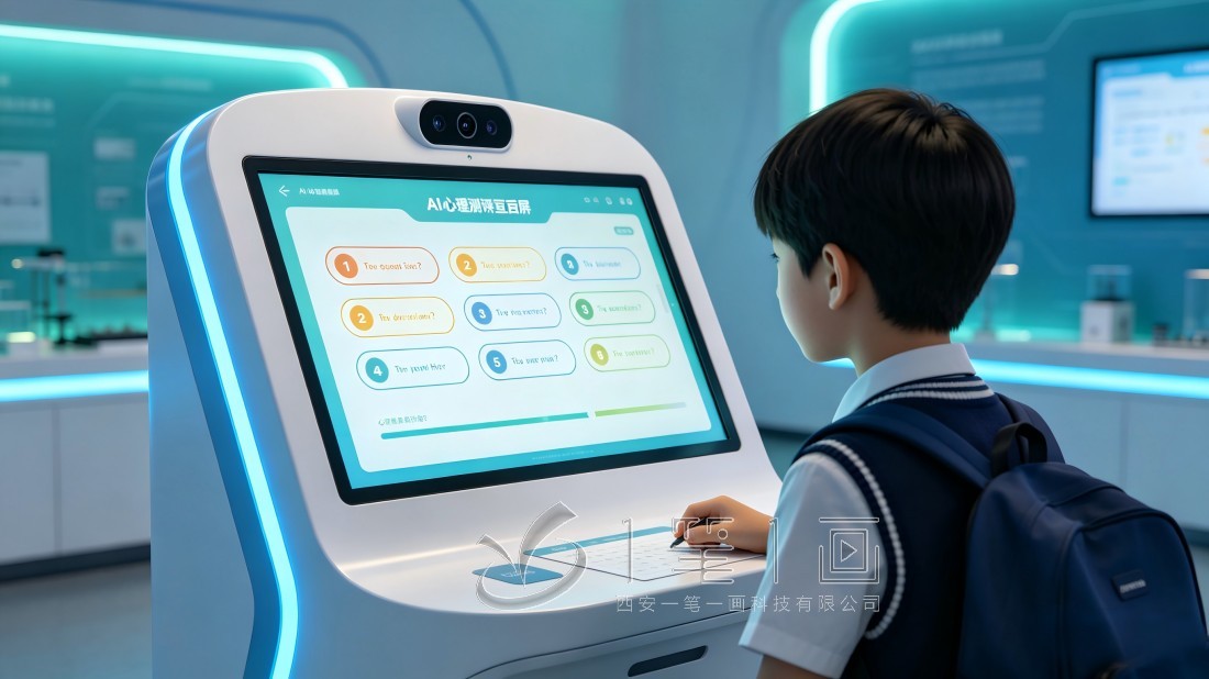 AI心理测评互动屏